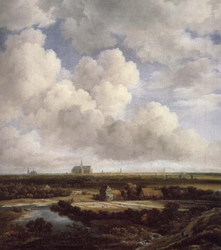 Jacob van Ruisdael View of Haarlem with Bleaching Grounds Spain oil painting art
